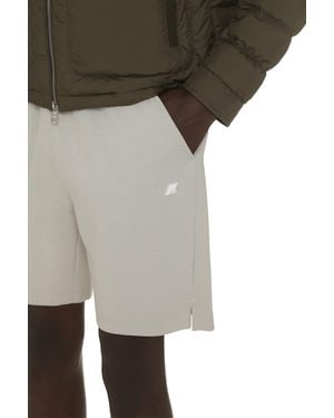 K-Way Keny Cotton Bermuda Shorts - Grey