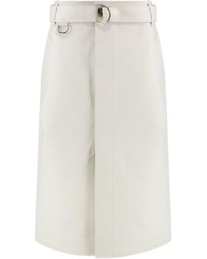 Tod's Belted Skirt - White