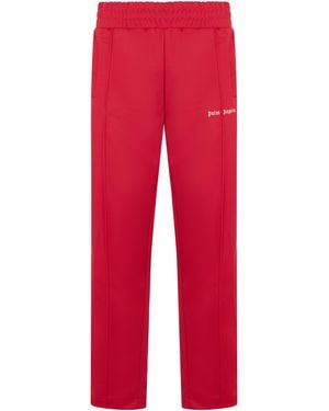 Palm Angels Track Pants With Logo - Red