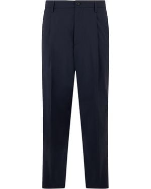 Department 5 Straight Trousers - Blue