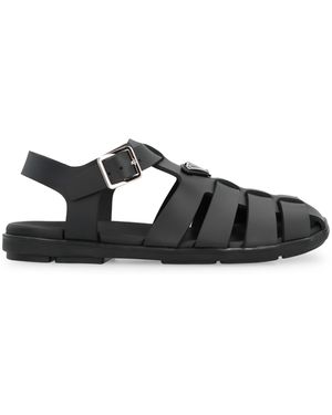 Prada Sandali in gomma - Nero