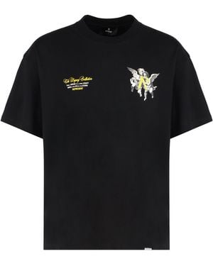 Represent T-Shirt Crew Neck Legacy Cherubs - Black