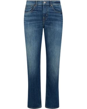 7 For All Mankind Jeans Slimmy Industrial S - Blue