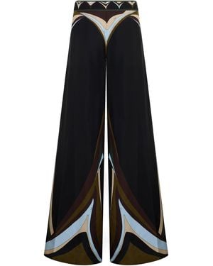 PUCCI Palazzo Trousers - Black