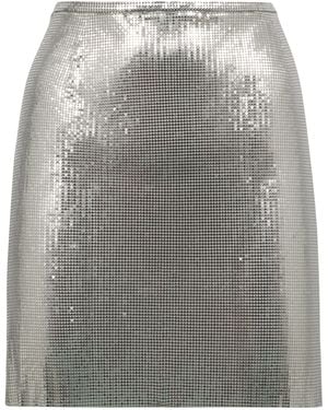 Rabanne Mesh Skirt - Gray