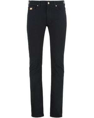 Versace 5-Pocket Slim Fit Jeans - Blue