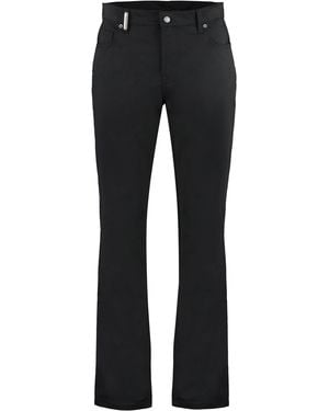Moschino Stretch Cotton Pants - Black