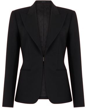 Gucci Single-Breasted Blazer - Black