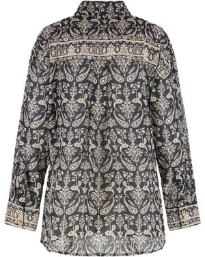 Veronica Beard Shirt With Buttons Lloyd - Gray