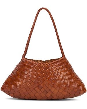 Dragon Diffusion Braided Shoulder Bag - Brown