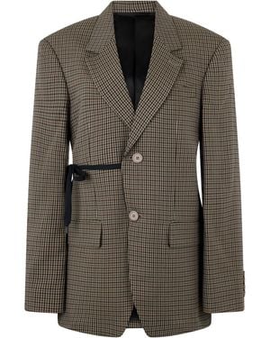 Balenciaga Tailored Wrap Blazer - Black