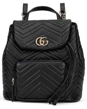 Gucci Zaino GG Marmont in Nappa matelassé - Nero