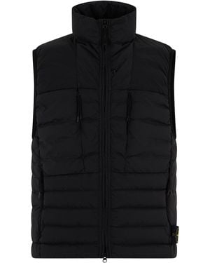 Stone Island Technical Padded Vest - Black