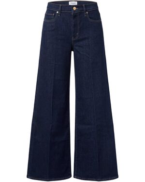 FRAME Jeans a Gamba Larga in Denim - Blu