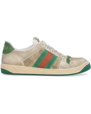 Gucci Screener Gg Trainers - Green