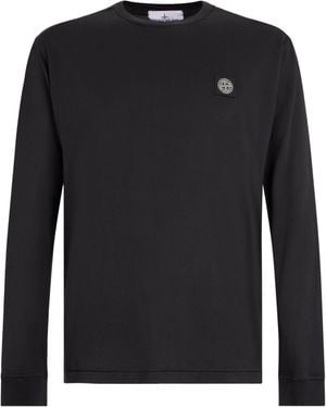 Stone Island Long-Sleeve Shirt - Black