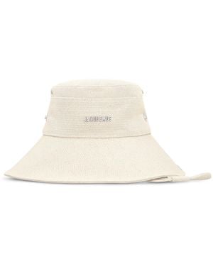 Jacquemus Fisherman Hat From Nîmes Cotton - Natural