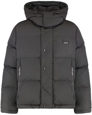 Dolce & Gabbana Dolce & Gabbana Puffer Jacket - Black