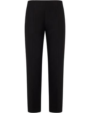 TOTEME Slim Fit Trousers - Black