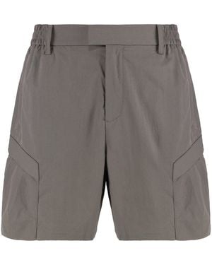 Represent Cotton Blend Bermuda Shorts - Grey