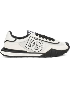 Dolce & Gabbana Sneakers With Logo - White