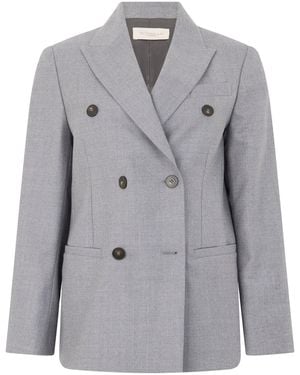 Slowear Double-Breasted Jacket - Gray