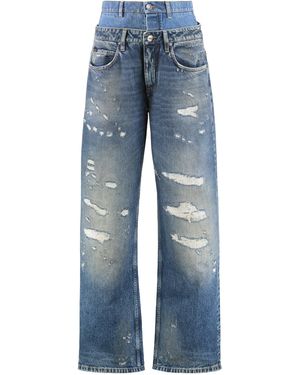 Dolce & Gabbana Dolce & Gabbana Wide-Leg Jeans With 5 Pockets - Blue