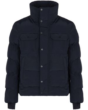 Fusalp Carlo Puffer Jacket With High Collar - Blue