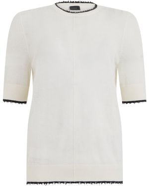Pinko T-Shirt With Crew Neck - White