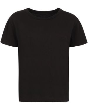 Nili Lotan Brady Cotton T-Shirt - Black