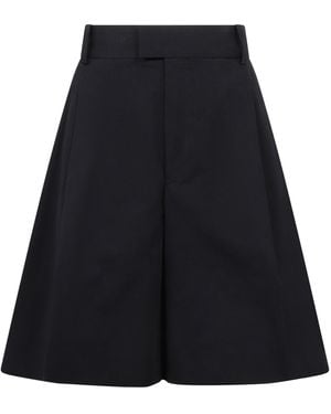 Jil Sander Pressed Crease Shorts - Black