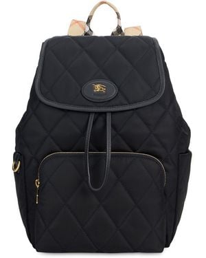 Burberry Mini Fabric Backpack 20Cm - Blue
