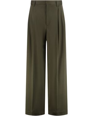 DARKPARK Chicago High-Waist Wide-Leg Trousers - Green