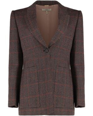 Chloé Single-Breasted One Button Jacket - Brown