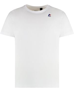 K-Way Edouard Cotton Crew-Neck T-Shirt - White