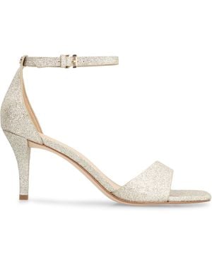Michael Kors Jaida Glitter Sandals - White