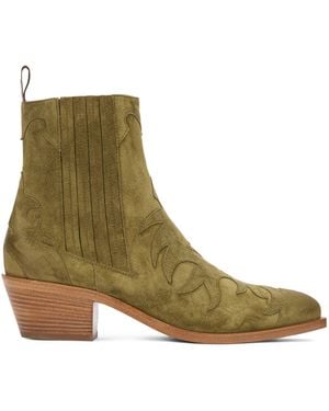 Sartore Cowboy Boots - Green