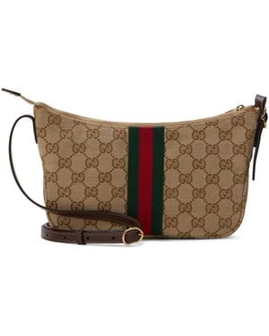 Gucci Shoulder Bag Lunetta Small - Brown