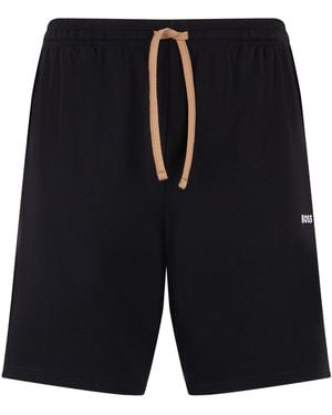 BOSS Comfortable Shorts For Leisure Time - Black
