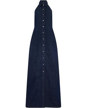 7 For All Mankind Long Denim Dress - Blue