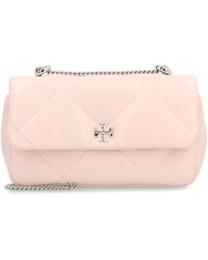 Tory Burch Mini borsa a tracolla Kira in pelle - Rosa