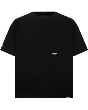 Represent T-Shirt With Embroidered Logo - Black