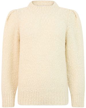 Isabel Marant Maglione con maniche a sbuffo - Neutro
