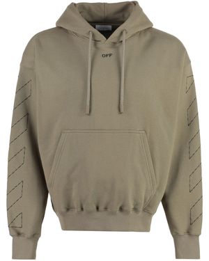 Off-White c/o Virgil Abloh Hooded Sweatshirt - Green
