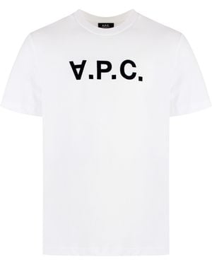 A.P.C. Standard Grand Vpc Cotton T-Shirt - White
