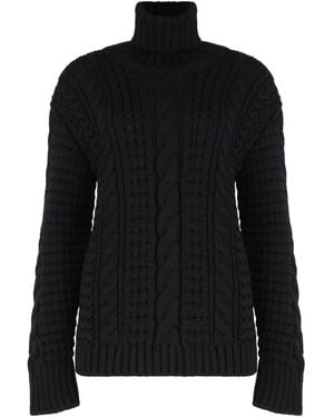 Moncler Genius Turtleneck Jumper Virgin Wool - Black
