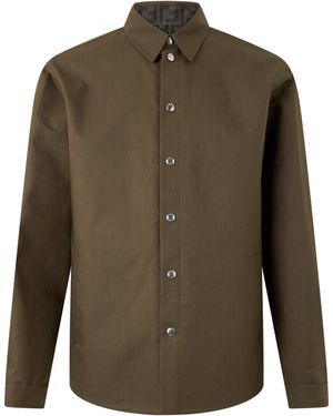 Fendi Camicia a maniche lunghe - Verde