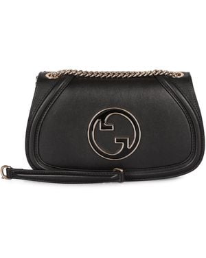 Gucci Small Blondie Leather Handbag - Black