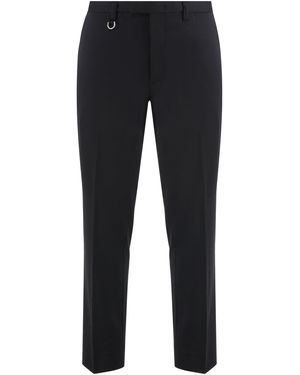 Paolo Pecora Slim Fit Chino Trousers - Blue