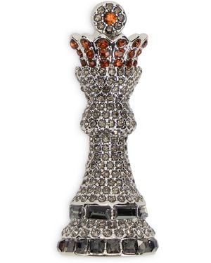 Weekend by Maxmara Chip-Shaped Pin - White